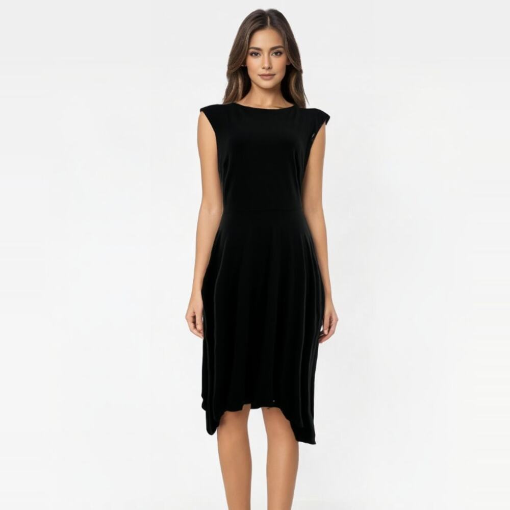 Ann Taylor Handkerchief Hem Little Black Dress